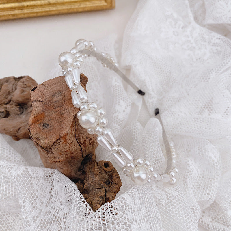 Women's crystal pearl all-match hairpin