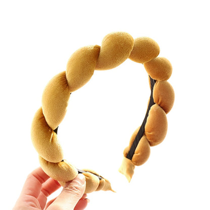 Velvet Sponge Braid Headband