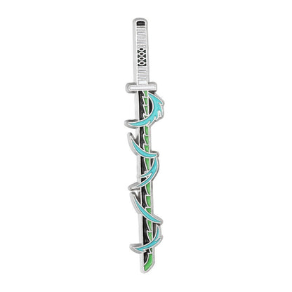 New cartoon anime peripheral weapon alloy brooch