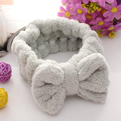 Girls plush coral fleece headband