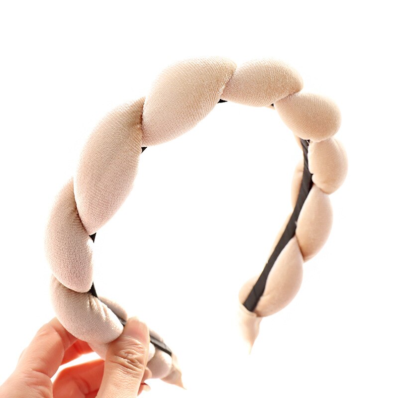 Velvet Sponge Braid Headband