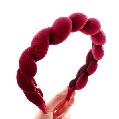 Velvet Sponge Braid Headband