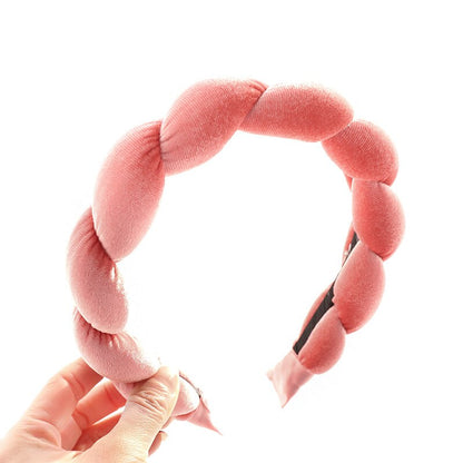 Velvet Sponge Braid Headband