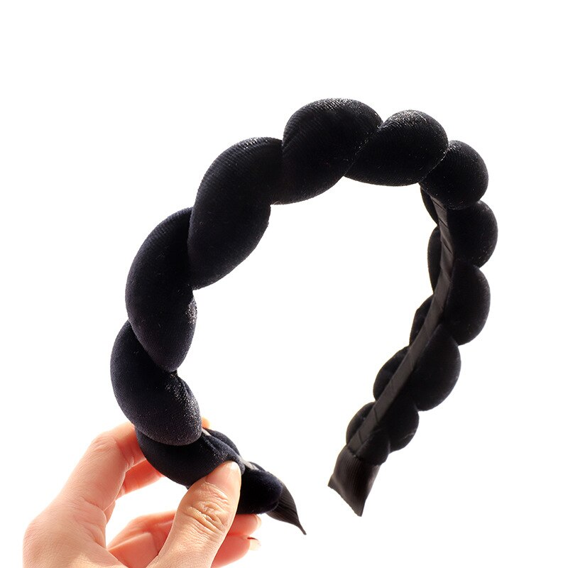 Velvet Sponge Braid Headband