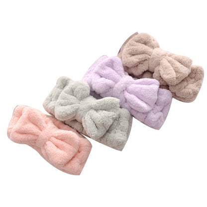 Girls plush coral fleece headband