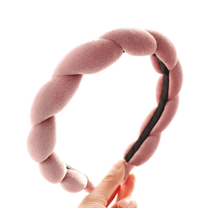 Velvet Sponge Braid Headband