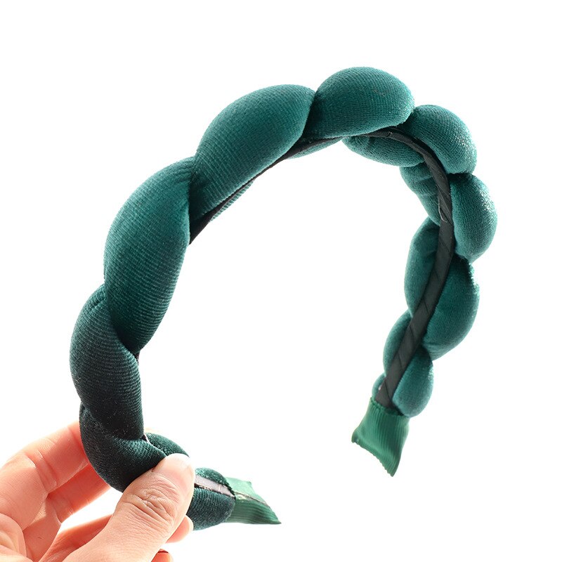 Velvet Sponge Braid Headband